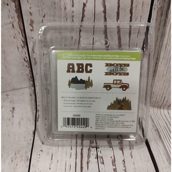 Cricut Outdoor Man Cartridge Over 200 images, Factory Sealed - Picture 2 of 2